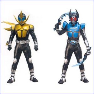 画像: ≪06/11月・ＮＥＷ≫★仮面ライダーカブト ビッグサイズソフビフィギュアインブリスター〜仮面ライダーコーカサス編〜【全２種】