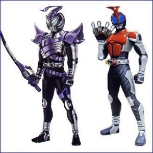 画像: ≪06/9月・NEW≫★仮面ライダーカブト ビッグサイズソフビフィギュアインブリスター〜仮面ライダーサソード編〜【全２種】