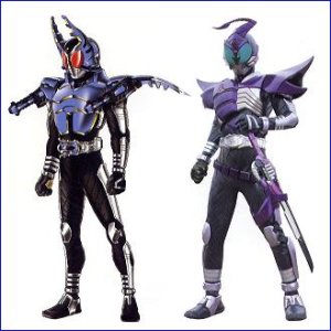 画像: ≪06/10月・ＮＥＷ≫★仮面ライダーカブト ビッグサイズソフビフィギュアインブリスター〜仮面ライダーガタック編〜【全２種】