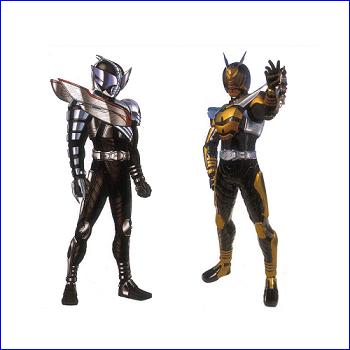 画像1: ≪06/7月・ＮＥＷ≫★仮面ライダーカブト ビッグサイズソフビフィギュアインブリスター〜仮面ライダードレイク編〜【全２種orドレイク単品】